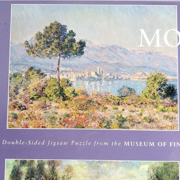NEW Monet Renoir Double Side Jigsaw Puzzle 551pc MFA Museum Fine Arts Boston - Picture 2 of 5